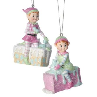 Candylicious Elf Cake Ornament