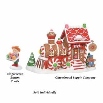 Gingerbread Supply Company Or Button Treats D56 North Pole