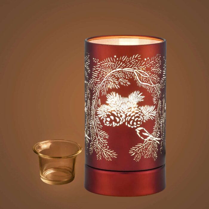 Copper Pinecones Touch Lamp Warmer