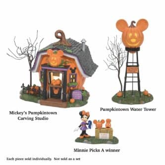 Pumpkintown Carving Studio Or A Winner Mickey's Pumpkintown D56