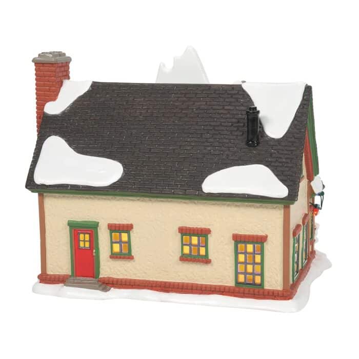 the Grinch House or a Trip to Who ville Dept 56 Snow Village Back