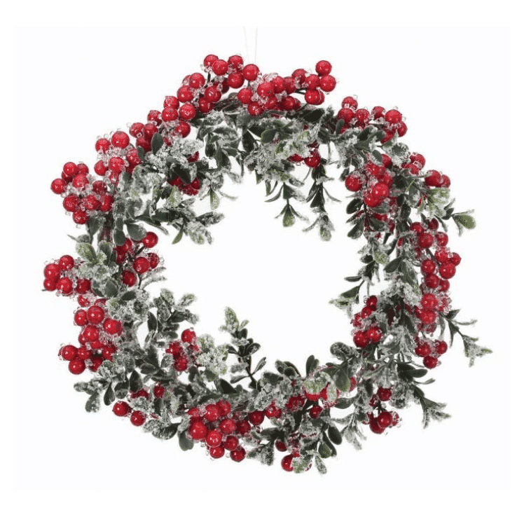 White Yule Berry Candle Ring - Set of 2 – Red Fox Primitives