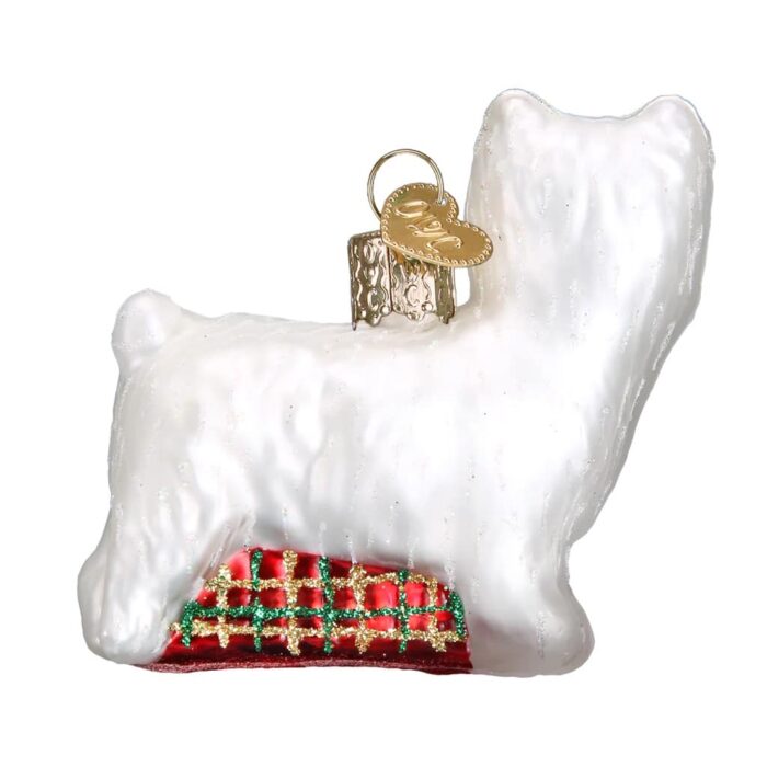 Back Westie Ornament Old World Christmas