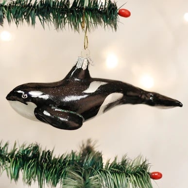 Orca Whale Ornament Old World Christmas