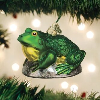 Bull Frog Ornament Old World Christmas