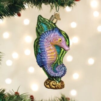 Bright Seahorse Ornament Old World Christmas