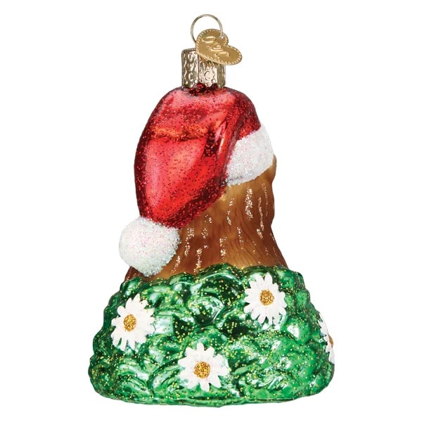 Back Santa Groundhog Ornament Old World Christmas