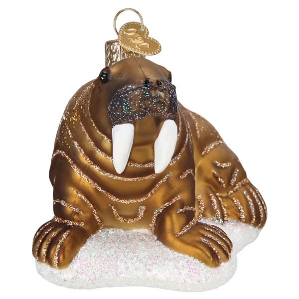 Walrus Ornament Old World Christmas Front