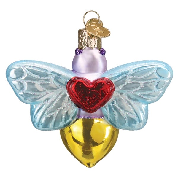 Loving Firefly Ornament Old World Christmas Back