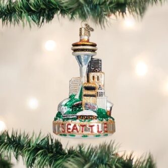 Seattle Skyline Ornament Old World Christmas
