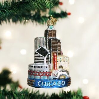 Chicago Ornament Old World Christmas
