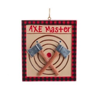 "Axe Master" Sign Ornament