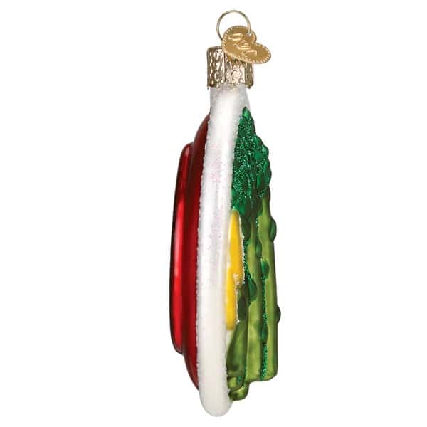 Asparagus Ornament Old World Christmas Side