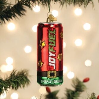 Joyfuel Energy Drink Ornament Old World Christmas
