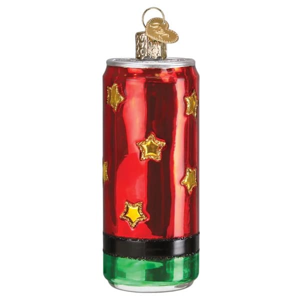 Joyfuel Energy Drink Ornament Old World Christmas Back