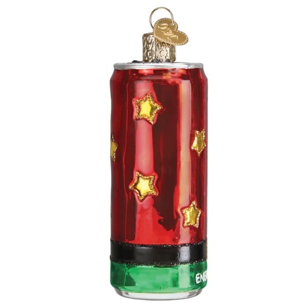 Joyfuel Energy Drink Ornament Old World Christmas Side