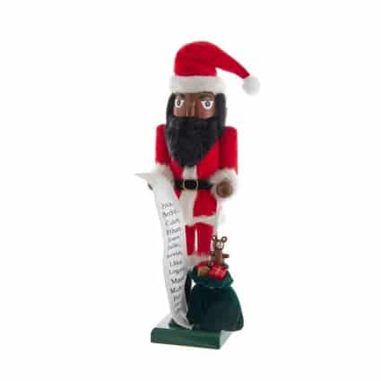 African American Santa Nutcracker