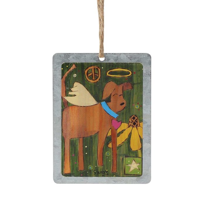 Angel Dog Bereavement Ornament