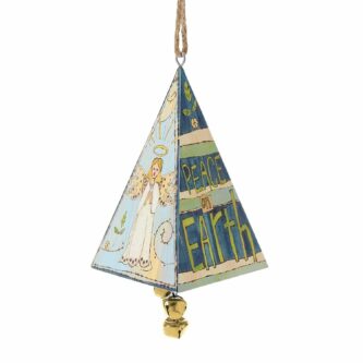 Angel Triangle Bell Ornament