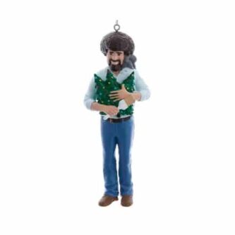 Bob Ross® With Christmas Trees Ornament