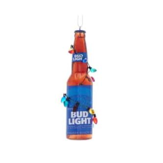 Budweiser® Bud Light Bottle Ornament Personalized