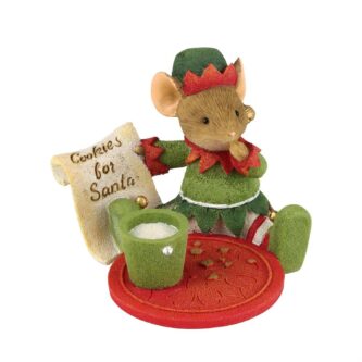 Cookies for Santa Figurine Tails With Heart