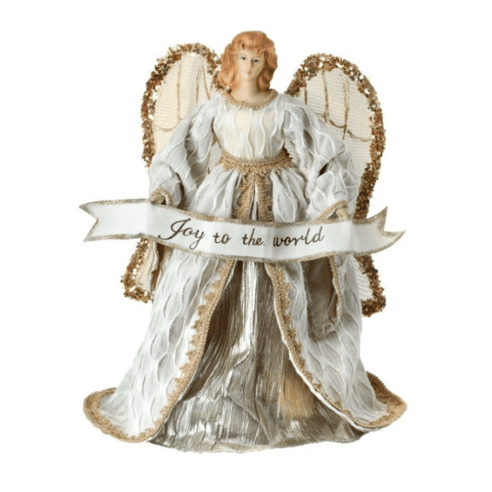 Joy to the World Angel Tree Topper