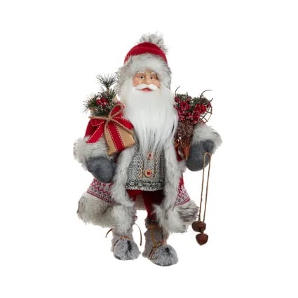 Kringle Fur Trimmed Santa