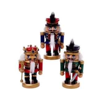 Miniature King and Soldier Nutcracker