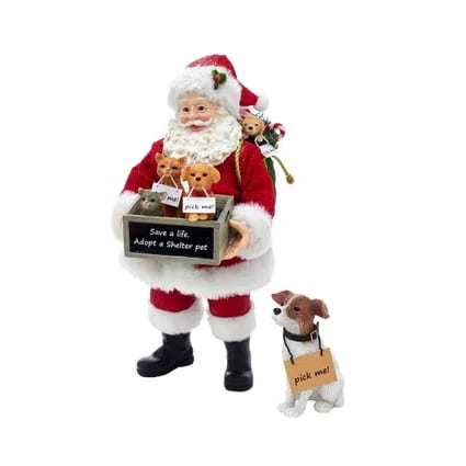 Adopt a pet Santa with Dog