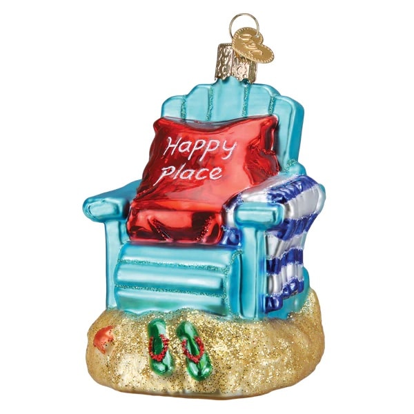 Beach Happy Place Ornament Old World Christmas