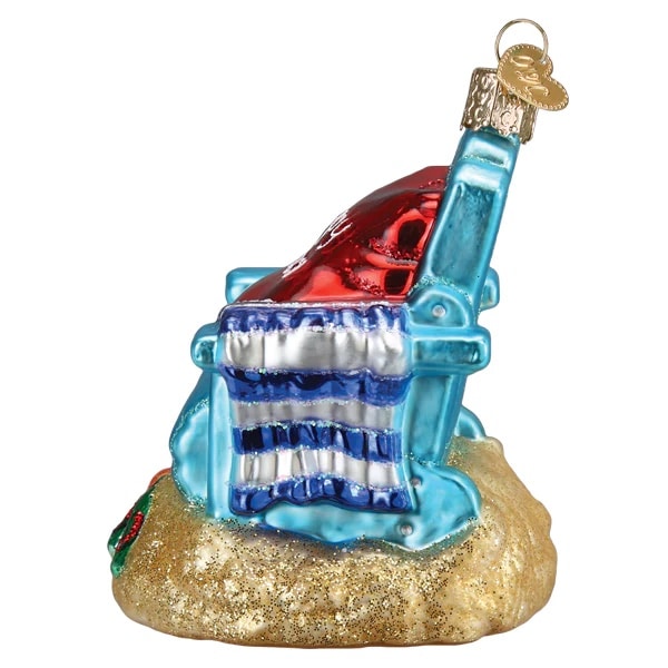 Beach Happy Place Ornament Old World Christmas Side