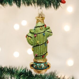 Christmas Cactus Ornament Old World Christmas