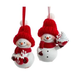 Cocoa Snowmen Ornaments