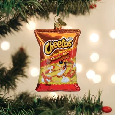 Flamin Hot Cheetos Ornament Old World Christmas