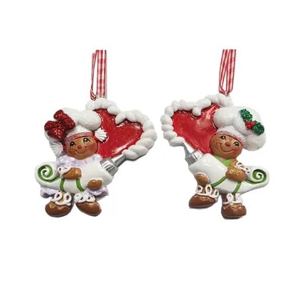 Gingerbread Cookie Decorator Ornaments