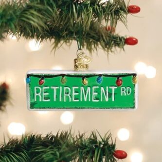 Happy Retirement Ornament Old World Christmas