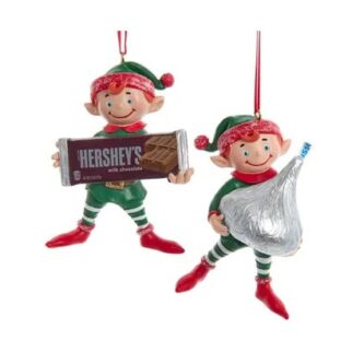 Hershey's™ Bar & Kisses Elf Ornaments