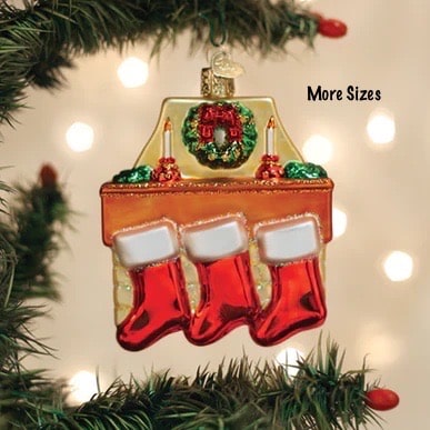 Family Stocking Hooks, Mantle Stocking Holder, Christmas Decor