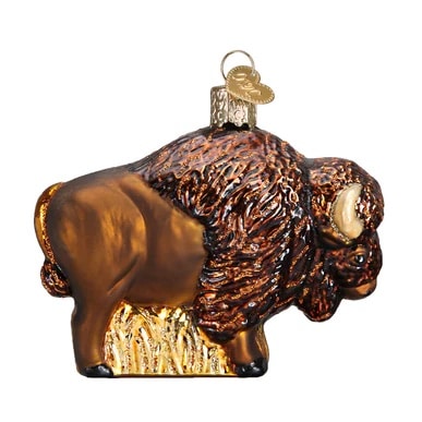 Plains Buffalo Ornament Old World Christmas Side