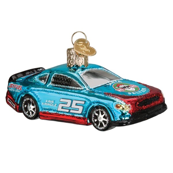 Racing Sports Car Ornament Old World Christmas Side