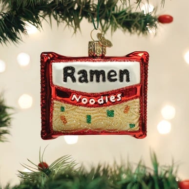 Ramen Noodles Ornament