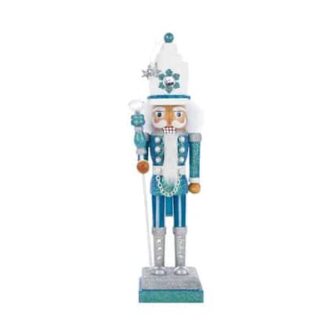 Turquoise Glittered Soldier Hollywood Nutcrackers™
