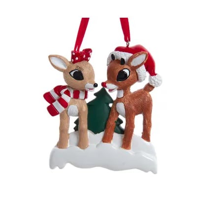 Rudolph® and Clarice Ornament Personalized