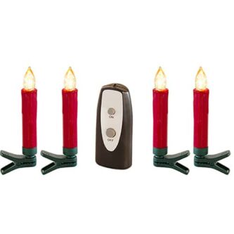 Clip-On Red Taper Candles 1