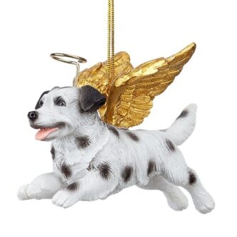 Dalmatian Golden Wing Angel Ornament