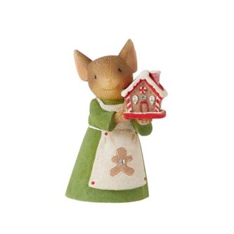 Gingerbread House Figurine Tails With Heart