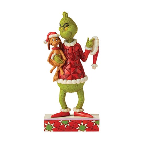 Grinch Holding Max Jim Shore 6006570