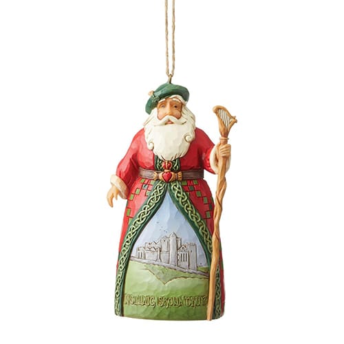 Irish Santa Ornament By Jim Shore - Christmas Store