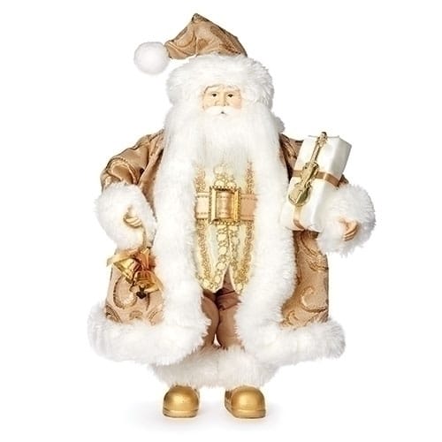 Regal Golden Gift Santa